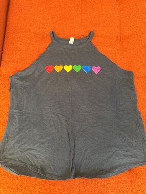 District Charcoal Gray Crewneck Tee with Subtle Washed Texture